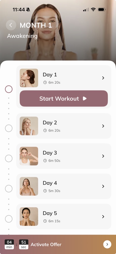 Plans screen