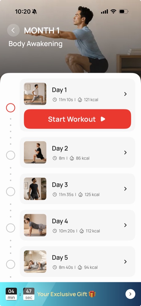 Plans screen