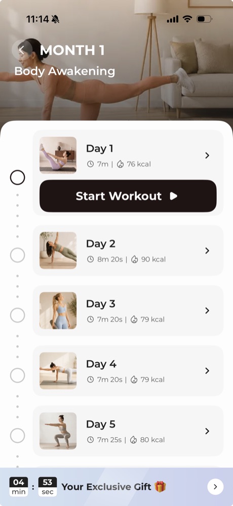 Plans screen